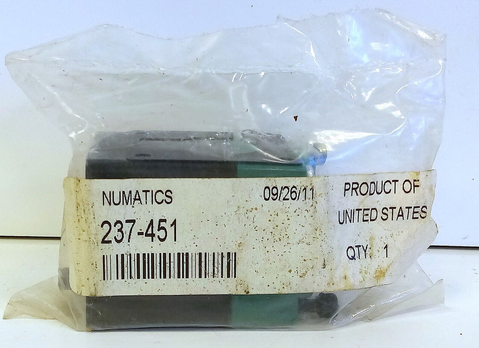 Numatics 237-451 100-115 V/50 Hz 110-120 V/60 Hz Solenoid Coil Assembly