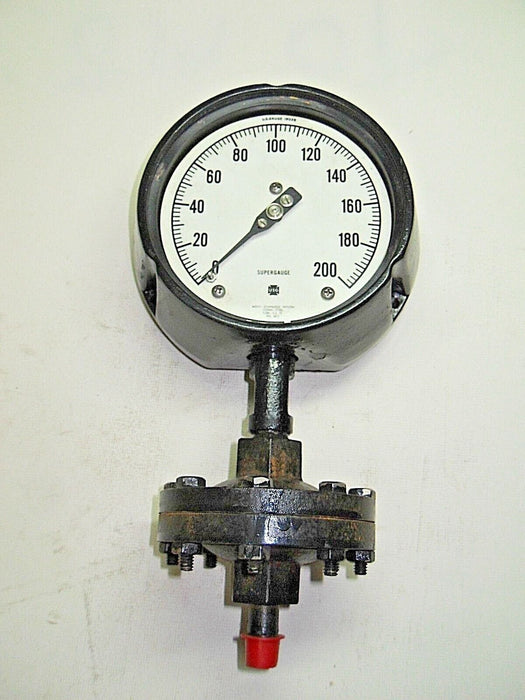 US Gauge 19028 Pressure Gauge 0-200 PSI