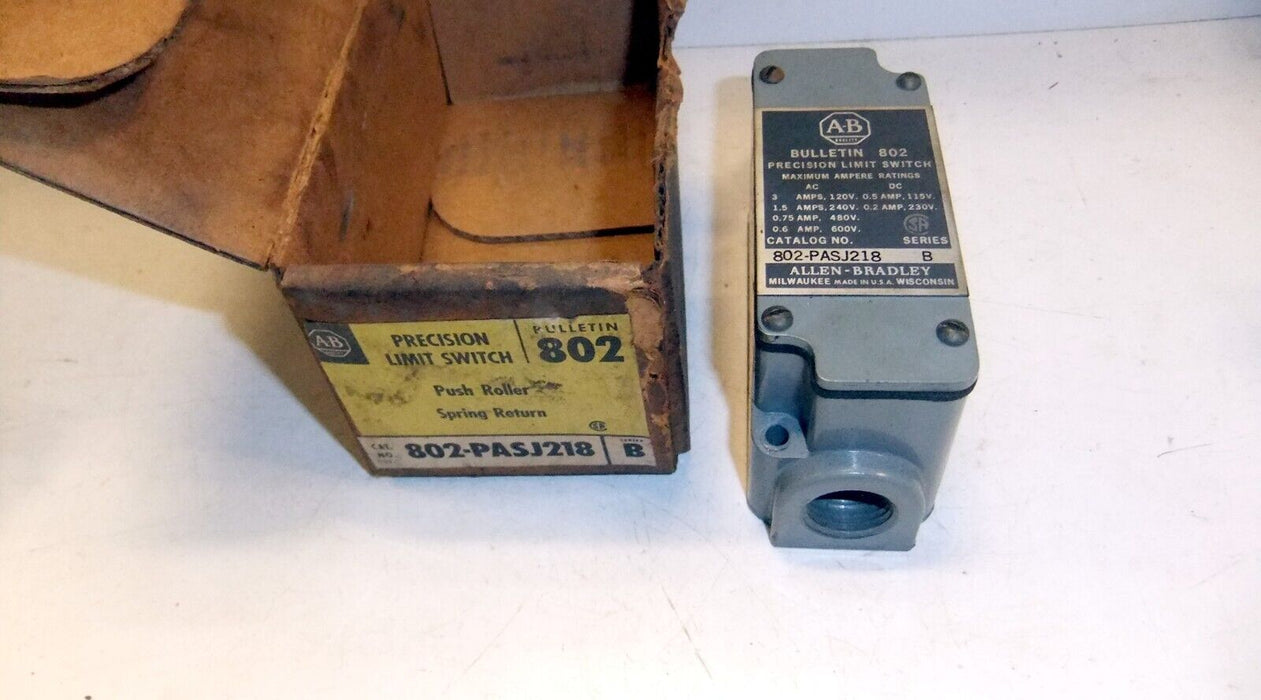 Allen-Bradley Limit Switch 802-PASJ218