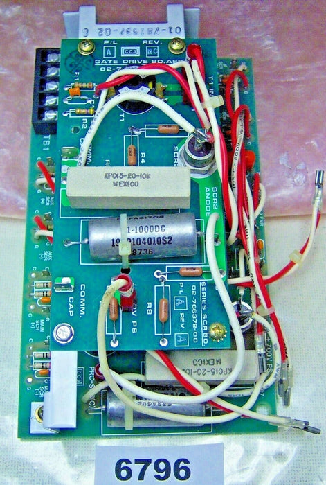 Emerson Gate Drive Assembly Board 02-766372-12