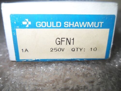 1 LOT OF 10 Gould Shawmut GFN1 250VAC FUSES
