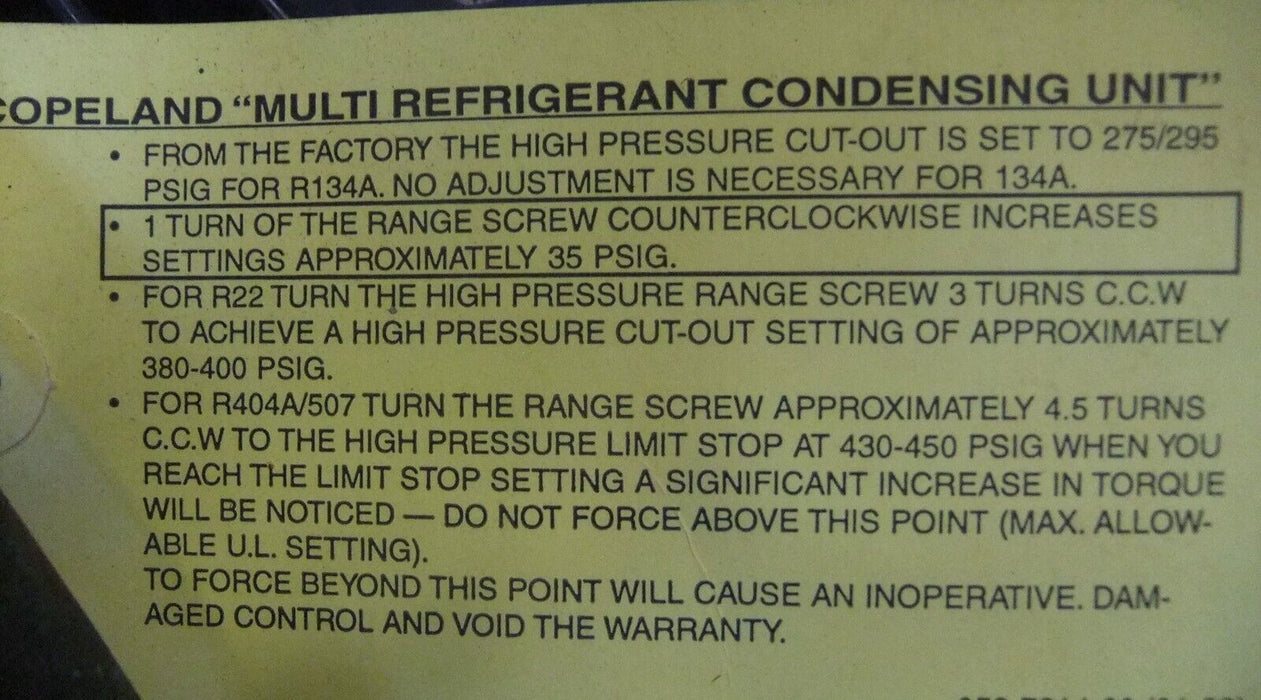Copeland Condensing Unit CNAG-0200-TAC-001