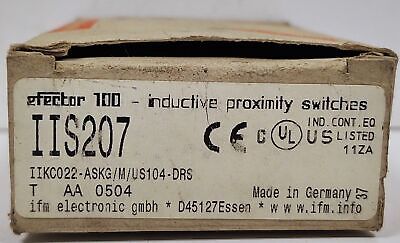 IFM Efector IIS207 IIKC022-ASKG/M/US-104-DRS Inductive Proximity Sensor