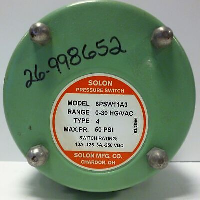 Solon 6PSW11A3 Pressure Switch