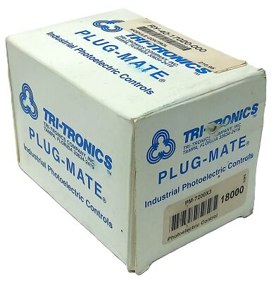 TRI-TRONICS PM-7200X3 18000 120 V AC 1/4 HP Photoelectric Control Safety Relay