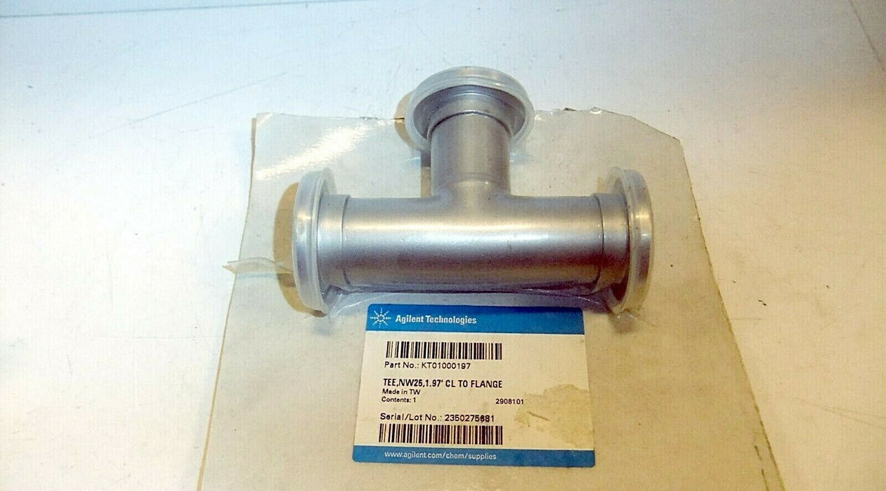 Agilent Tee NW25 1.97 CL to Flange KT01000197