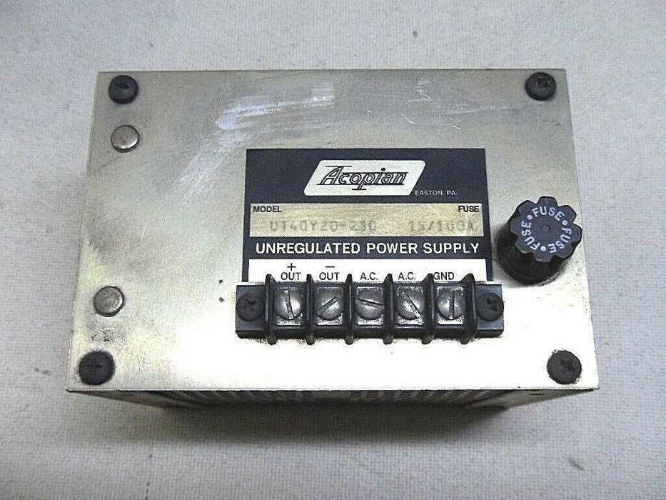 Acopian U140Y20-230 AC to DC Converter