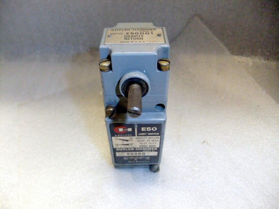 Cutler-Hammer E50SG Limit Switch E50DG1 Head
