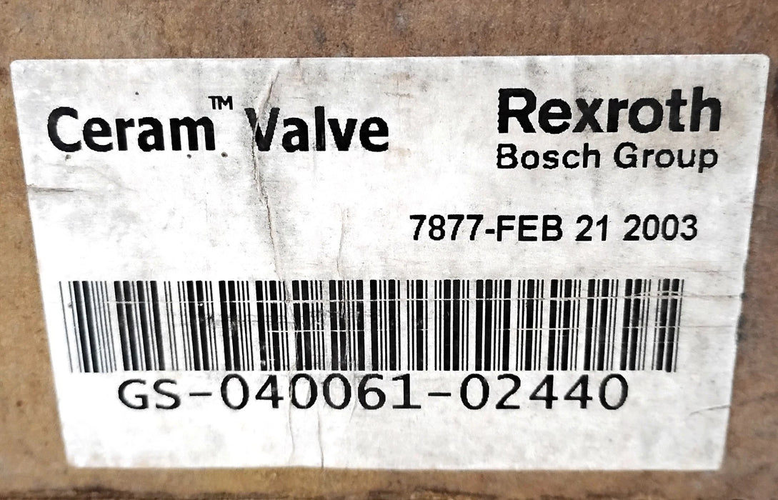 Bosch Rexroth GS-040061-02440 120 V AC 5-Port Ceram Solenoid Valve