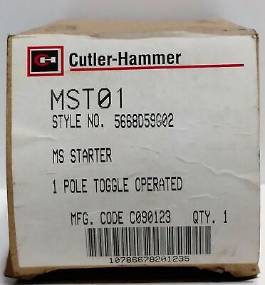 Cutler-Hammer MST01 Manual Motor Starter