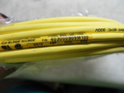 Woodhead 4030000B09M100 Cordset W/10 M Cable Length