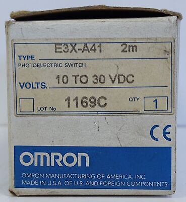 Omron E3X-A41-2M Photoelectric Sensor