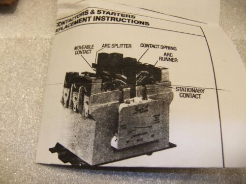 Cutler-Hammer 6-43-6 Replacement Contact Kit 3 Pole Citation A10E C10E Contactor