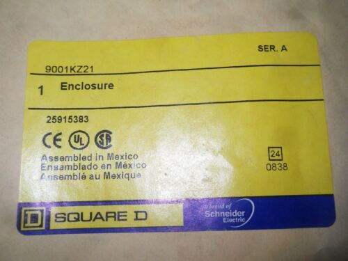 1 Square D 9001KZ21 CONTROL STATION ENCLOSURE