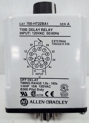 Allen-Bradley 700-HT22BA1 Series A Adjustable Time Delay Relay