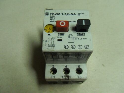 1 KLOCKNER MOELLER PKZM1-1.6-NA OVERLOAD RELAY