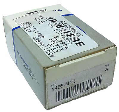 Allen-Bradley 1495-N12 600 V AC Sizes 0-2 Auxiliary Contact