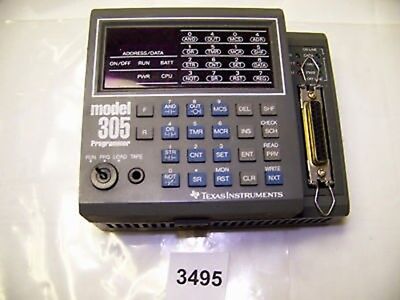 Texas Instruments Programmable Controller MDL 305 020DM w KEYPAD 305-PRG