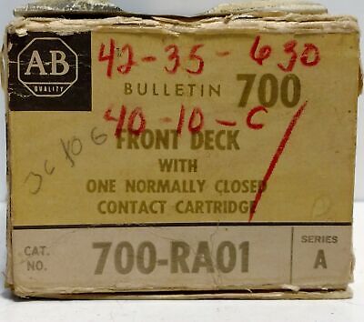 Allen-Bradley 700-RA01 Front Deck Contact Cartridge