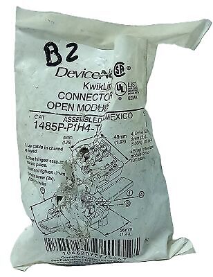 Allen-Bradley 1485P-P1H4-T4 Series A DeviceNet Heavy Duty PLC KwikLink Connector