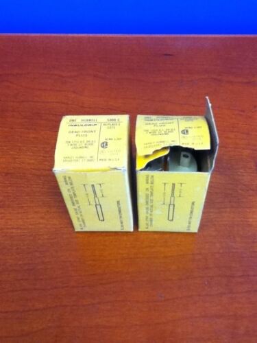 2 Hubbell 5336 Plugs