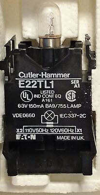 Cutler-Hammer E22TL1 63V Pilot Light