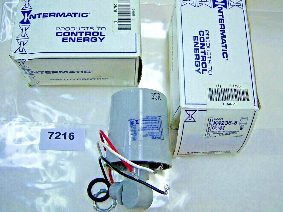 Lot of 2 Intermatic Photo Control K4236-8