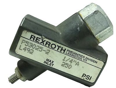 Rexroth P53025-2 250 psi 1/4 in Pneumatic Flow Control Valve