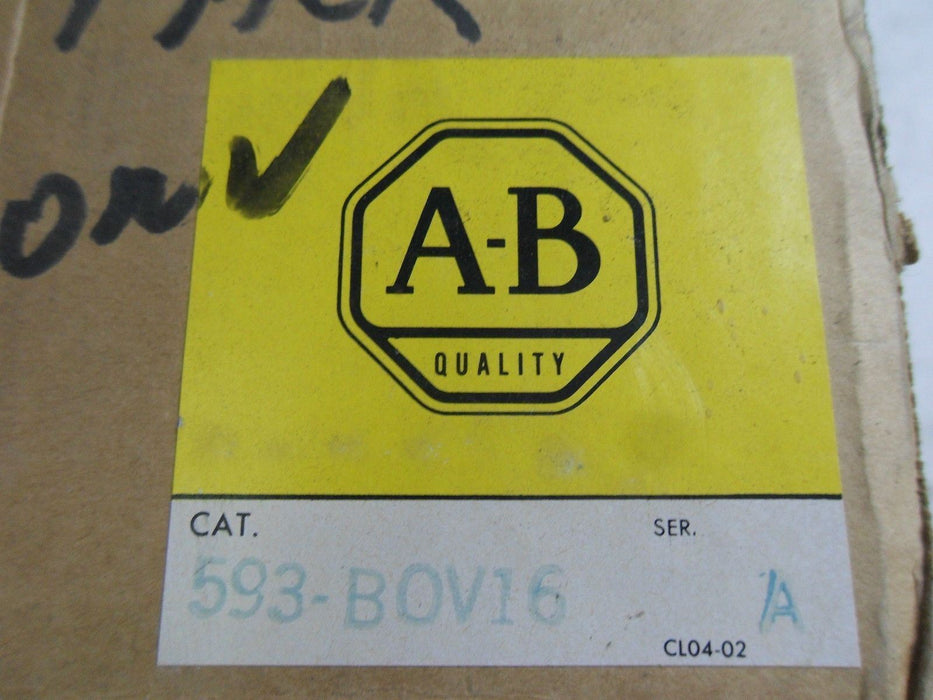 1 Allen-Bradley 593-BOV16 OVERLOAD RELAY