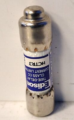 Edison HCTR3 600 V AC 3 A Current Limiting Time-Delay Fuse - Lot of 9