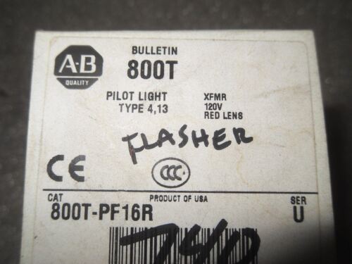 1 Allen-Bradley 800T-PF16R RED PILOT LIGHT