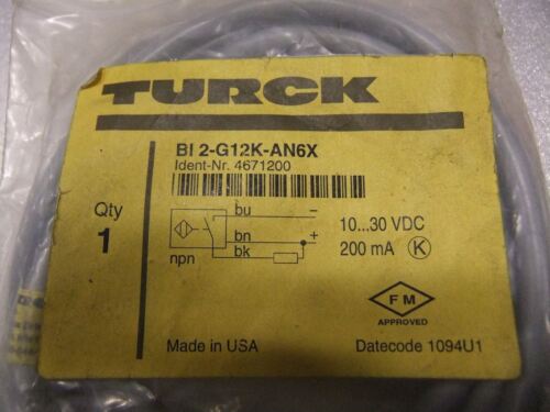 Turck Proximity Switch BL2-G12K-AN6X