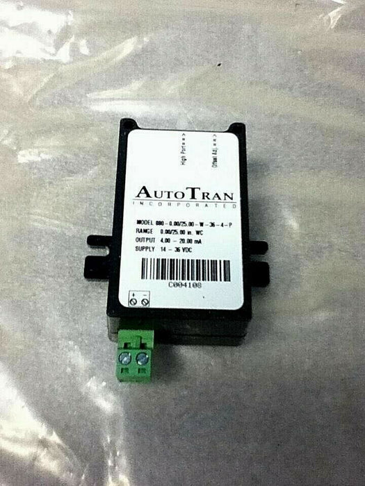 Autotran 880-0.00/25.00-W-36-4-P Pressure Transducer- No Box