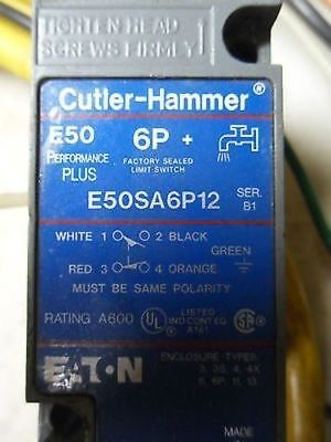 Cutler-Hammer E50SA6P12 Rotary Limit Switch missing Rotary Head