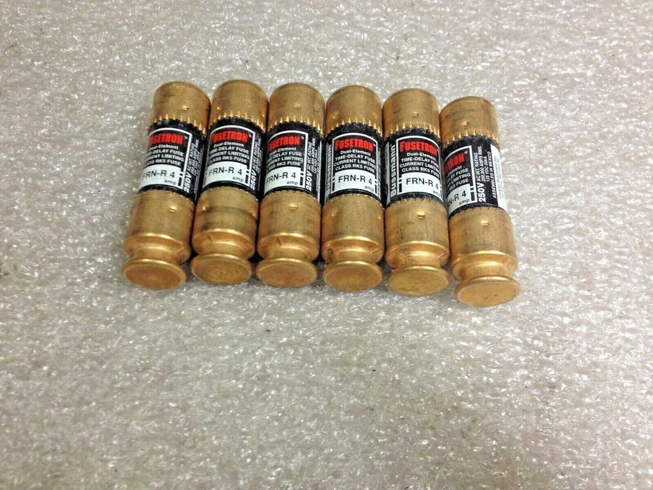 6 Bussmann FRN-R-4 Fuses