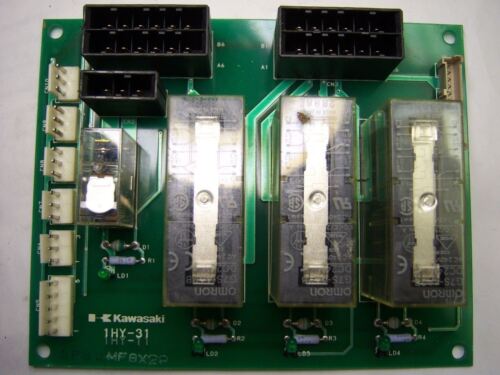 Kawasaki 50999-1694 Comp Board with 3 Omron Safety Relays