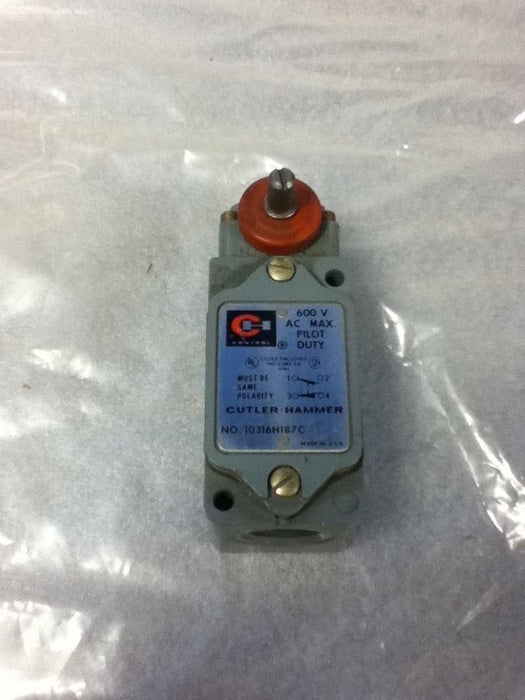 Cutler-[hammer Limit Switch 10316H187C - NO BOX