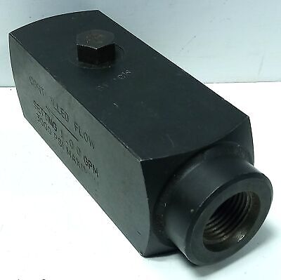 Parker PCK820S 1.00 GPM 3000 psi Hydraulic Flow Control Valve