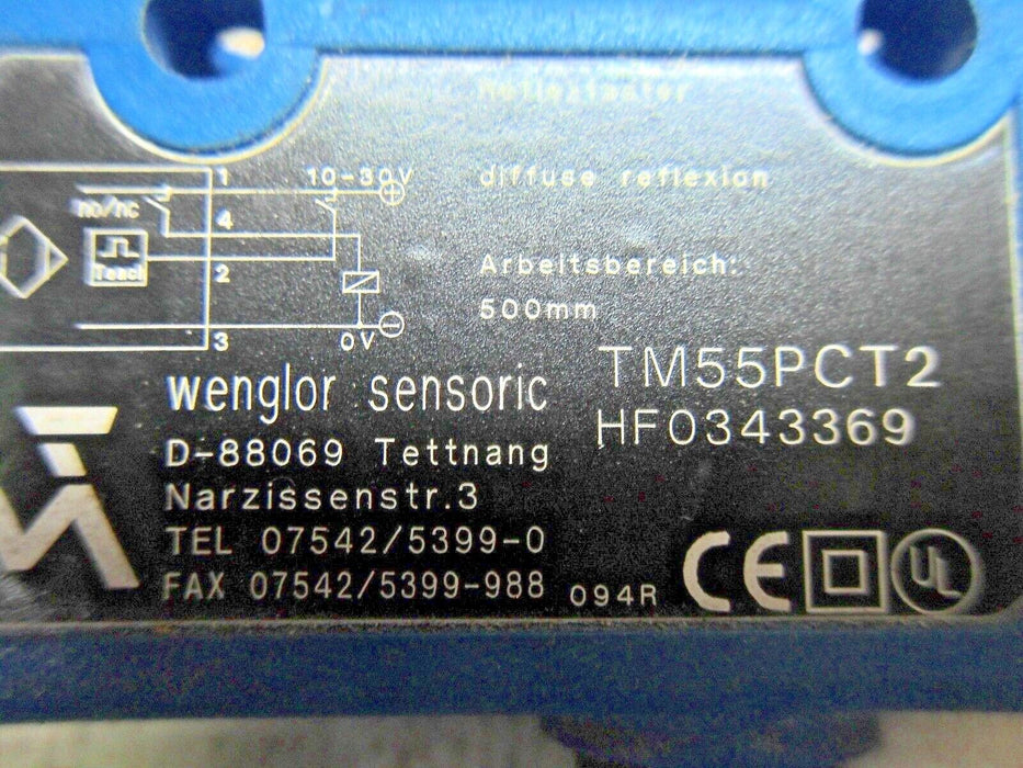 Wenglor TM55PCT2 Diffuse Sensor
