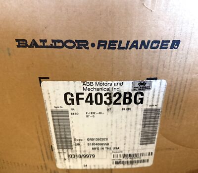 Baldor GF4032BG F-932-40-B7-G 40:1 Right Angle Gear Reducer