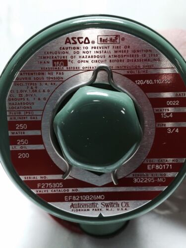 ASCO Ef8210B26Mo Solenoid Valve