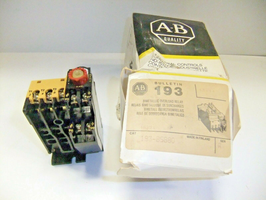 Allen-Bradley Overload Relay 193-BSB80