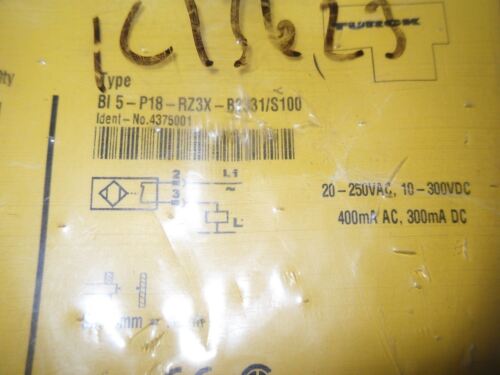 Turck BI5-P18-RZ3X-B2331/S100 Proximity Sensor
