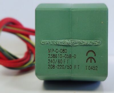 ASCO 238610-058-D* 208-220V/50Hz-240V/60Hz Solenoid Valve Coil