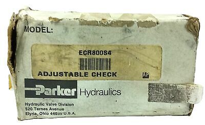 Parker ECR800S4 15-60 psi Adjustable Hydraulic Check Valve