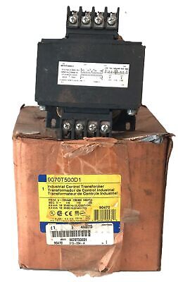 Square D 9070T500D1 Single Phase Industrial Control Transformer