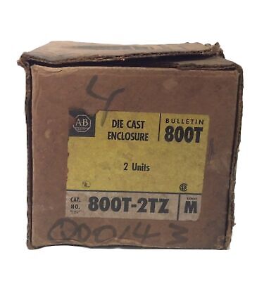 Allen-Bradley 800T-2TZ Ser M Die-Cast 2-Unit Push Button Enclosure
