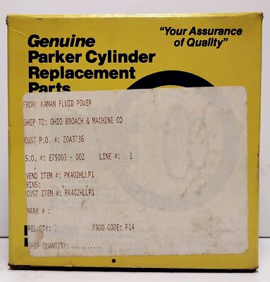 Parker PK402HLLP1 Piston Seal Kit