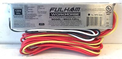 Fulham WorkHorse WH33-120-L 120 V AC Solid State Electronic Ballast