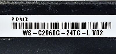 Cisco WS-C2960G-24TC-L Catalyst 20 Port 1000BT Ethernet Switch